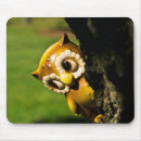 Suche nach eule im baum mousepads Braun
