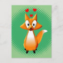 Suche nach cartoon tier postkarten Fuchs