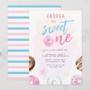 Suche nach pink donut einladungen Sweet one