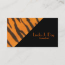 Suche nach tigerstreifen visitenkarten Tierdruck