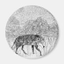 Suche nach schwarzer wolf magnete Wildtier