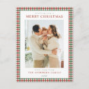 Suche nach weihnachten kariert postkarten Foto
