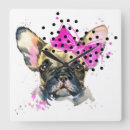 Suche nach french bulldog wanduhren Cute