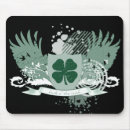 Suche nach viel glück mousepads Kleeblatt
