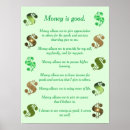 Suche nach geld poster Grün