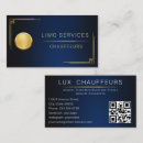 Suche nach fahrer visitenkarten Limousine