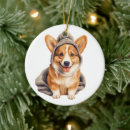 Suche nach pembroke welsh corgi ornamente Weihnachten