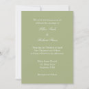 Suche nach olive green wedding einladungen Minimalistisch