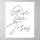 Suche nach jesus poster Minimalistisch