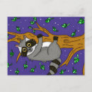 Suche nach raccoon postkarten Cartoon