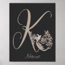 Suche nach buchstabe k poster Elegant