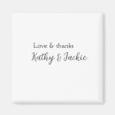 Suche nach danke hochzeit magnete Kalligraphie