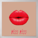 Suche nach rote lippen poster Kuss