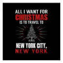 Suche nach weihnachten in new york poster Neu