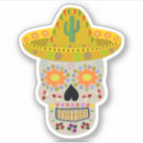 Suche nach mexikanischer schädel aufkleber Dia de los muertos