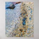 Suche nach sand und muscheln poster Ozean