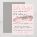 Suche nach ballerina party einladungen Rosa
