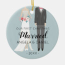 Suche nach braut und bräutigam ornamente Für sie/ihn