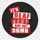 Suche nach hand sign aufkleber Taub