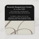 Suche nach akupunktur visitenkarten Modern