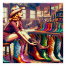 Suche nach vintage cowgirl poster Für sie
