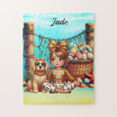 Suche nach muscheln puzzle Mädchen