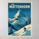 Suche nach die retro schweiz poster Matterhorn
