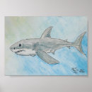 Suche nach hai poster Aquarell