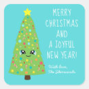 Suche nach kawaii weihnachtsbaum aufkleber Cartoon