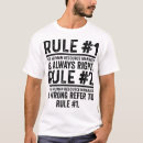 Suche nach regel nr 1 tshirts Für alle