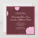 Suche nach burgunder hochzeit einladungen Rose