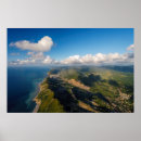 Suche nach luft poster Blau