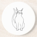 Suche nach katzen cartoon untersetzer Skurril