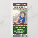 Suche nach football ticket einladungen Foto