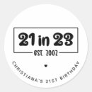 Suche nach lustiger 21 geburtstag aufkleber 21 jahre alt