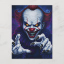 Suche nach gruseliger clown postkarten Horror