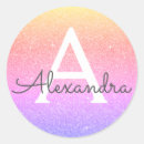 Suche nach lila glitzern aufkleber Monogramm