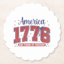Suche nach vintage amerikanische flagge untersetzer 1776