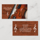 Suche nach violinisten visitenkarten Lehrer