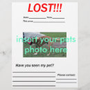 Suche nach verloren flyer Haustier