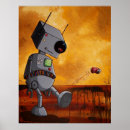 Suche nach niedlicher roboter poster Skurril