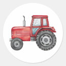 Suche nach roter traktor aufkleber Cartoon