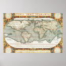 Suche nach world map poster Vintage
