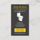 Suche nach toiletten visitenkarten Klempner