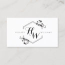 Suche nach verziertes monogramm visitenkarten Elegant