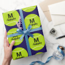 Suche nach tennis geschenkpapier Monogramm