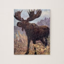 Suche nach elch puzzle Retro
