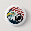 Suche nach kriegsgefangen buttons Flagge