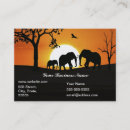 Suche nach elefanten visitenkarten Tier