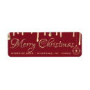 Suche nach weihnachten rücksende aufkleber Elegant